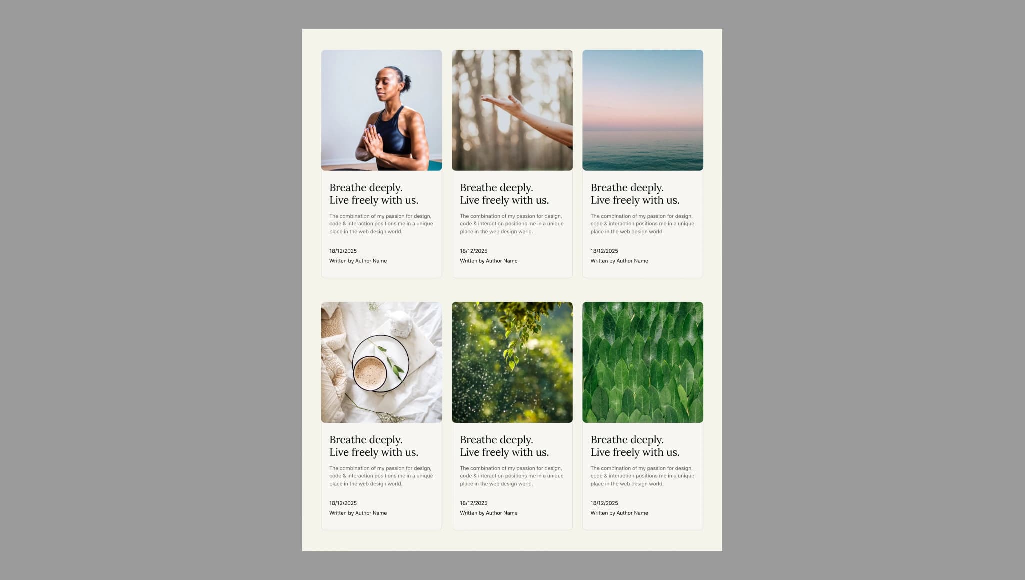 Blog — Blog 01 website section preview