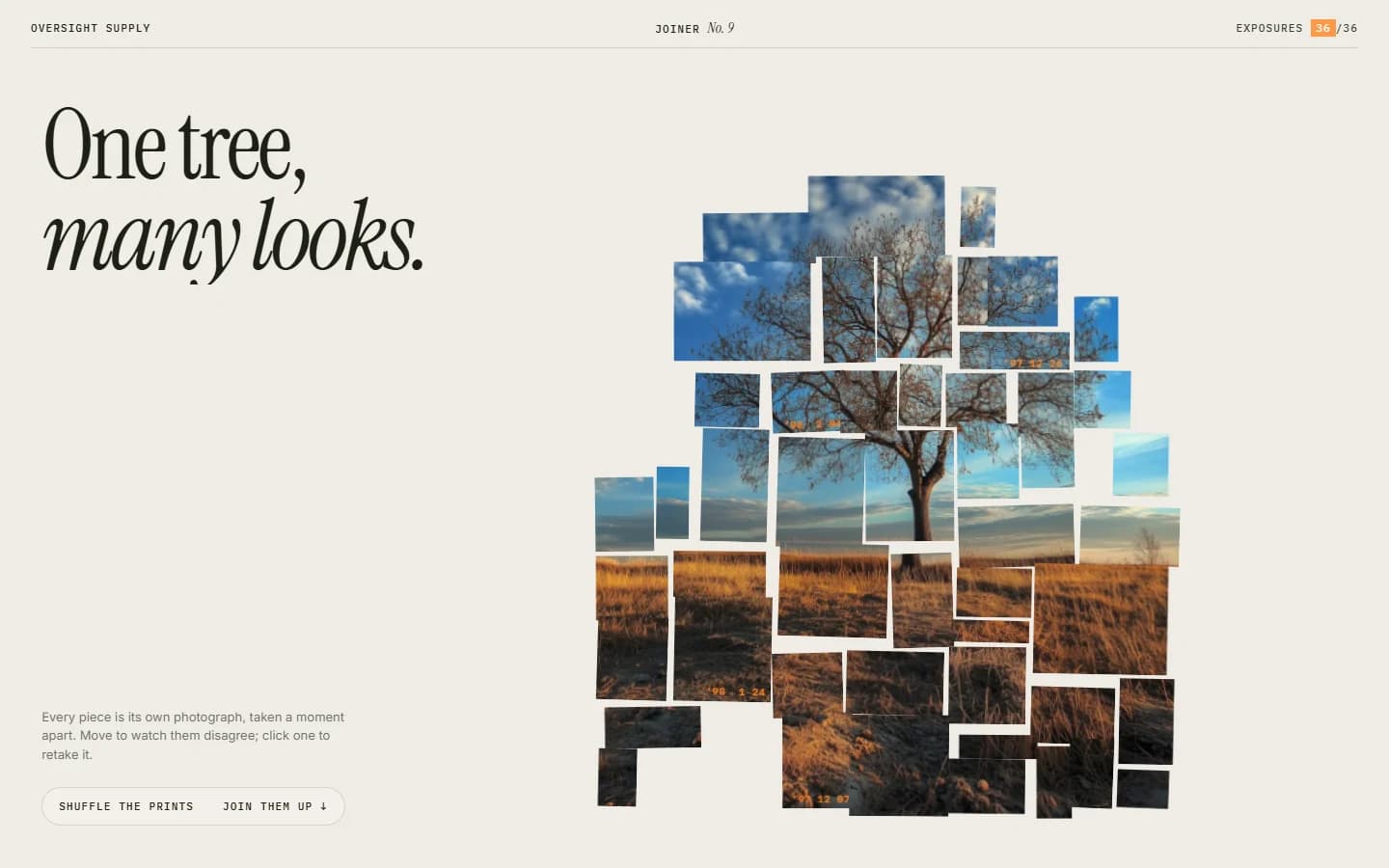 Joiner website section preview