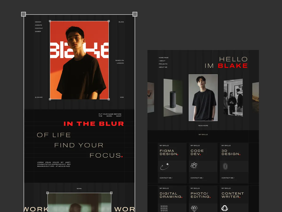 Cherry — Design Portfolio Framer website template