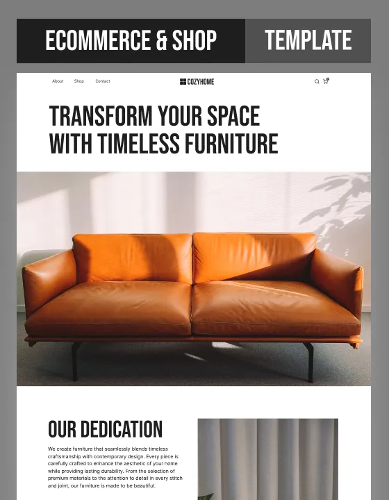 CozyHome template preview