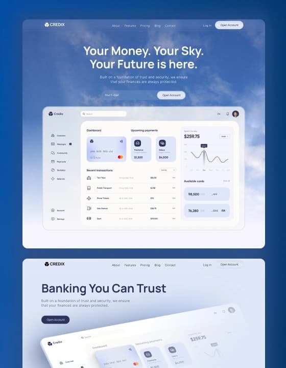 Credix template preview