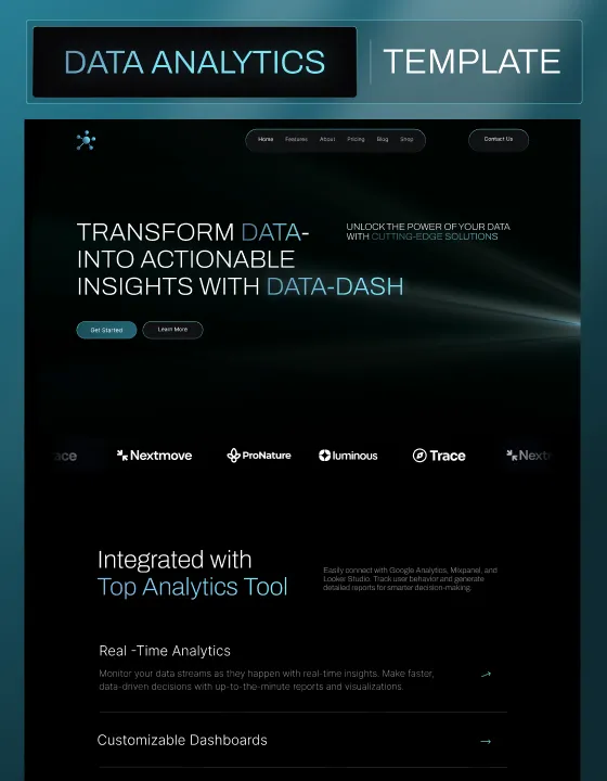 DataDash template preview