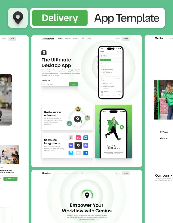 DeliverDash template preview