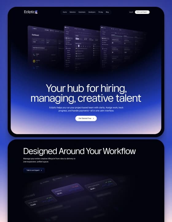 Ecliptic template preview
