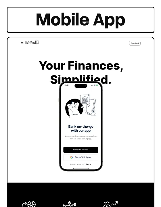 InkBank template preview