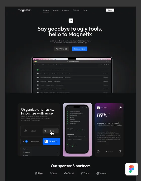 Magnetix template preview
