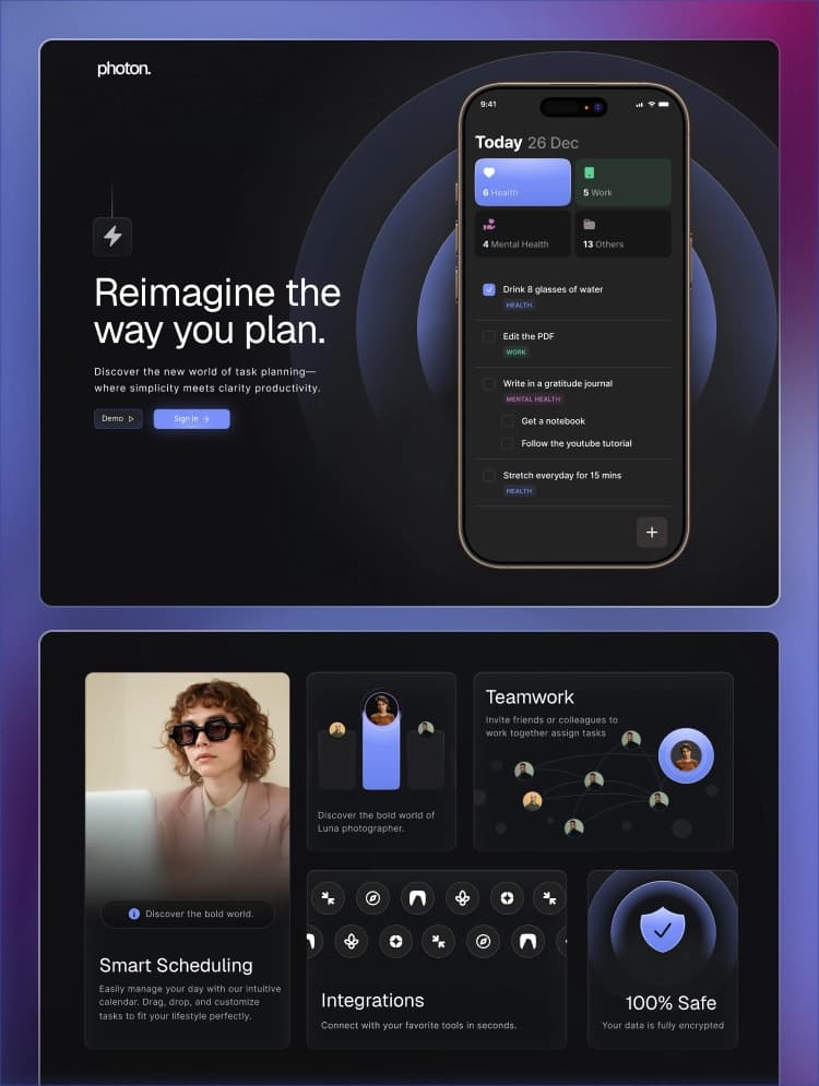Photon template preview