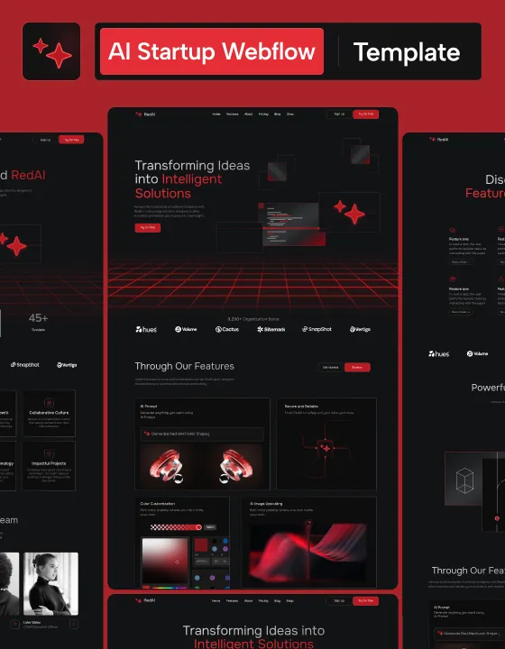 RedAI template preview