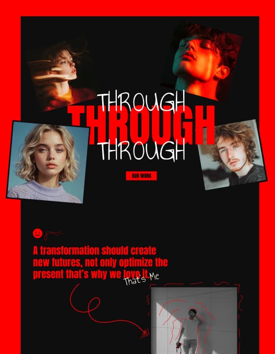Through template preview