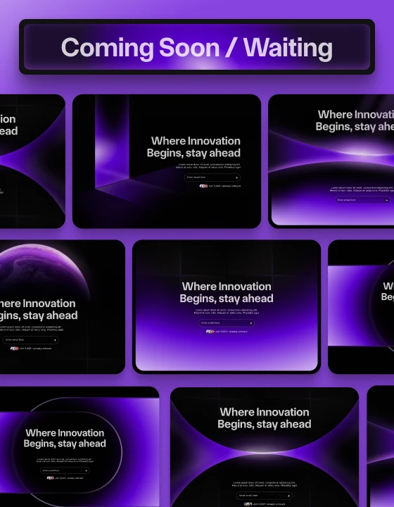 Waiting template preview