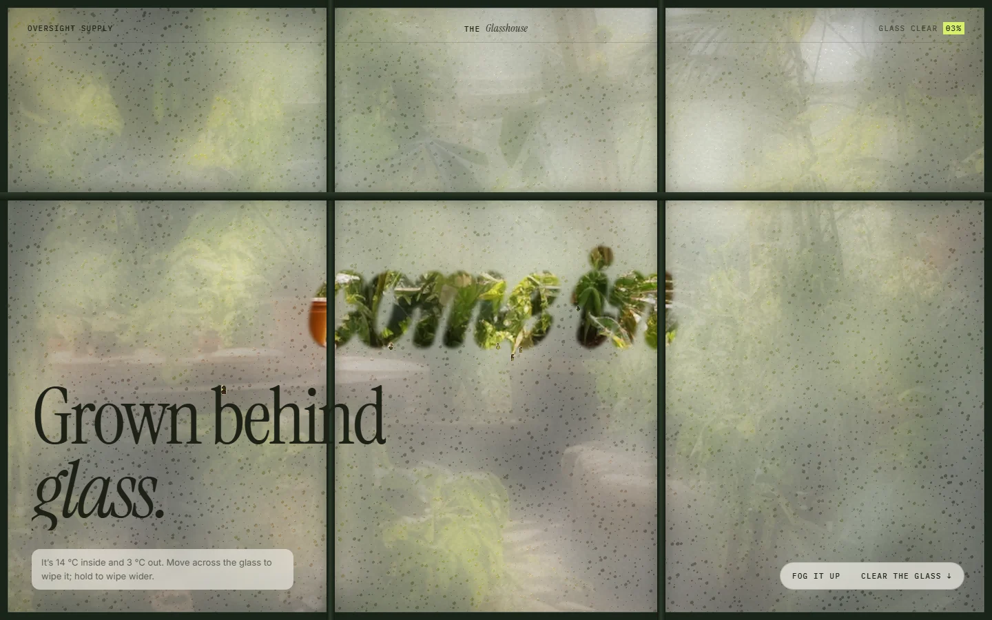 Condensation section preview